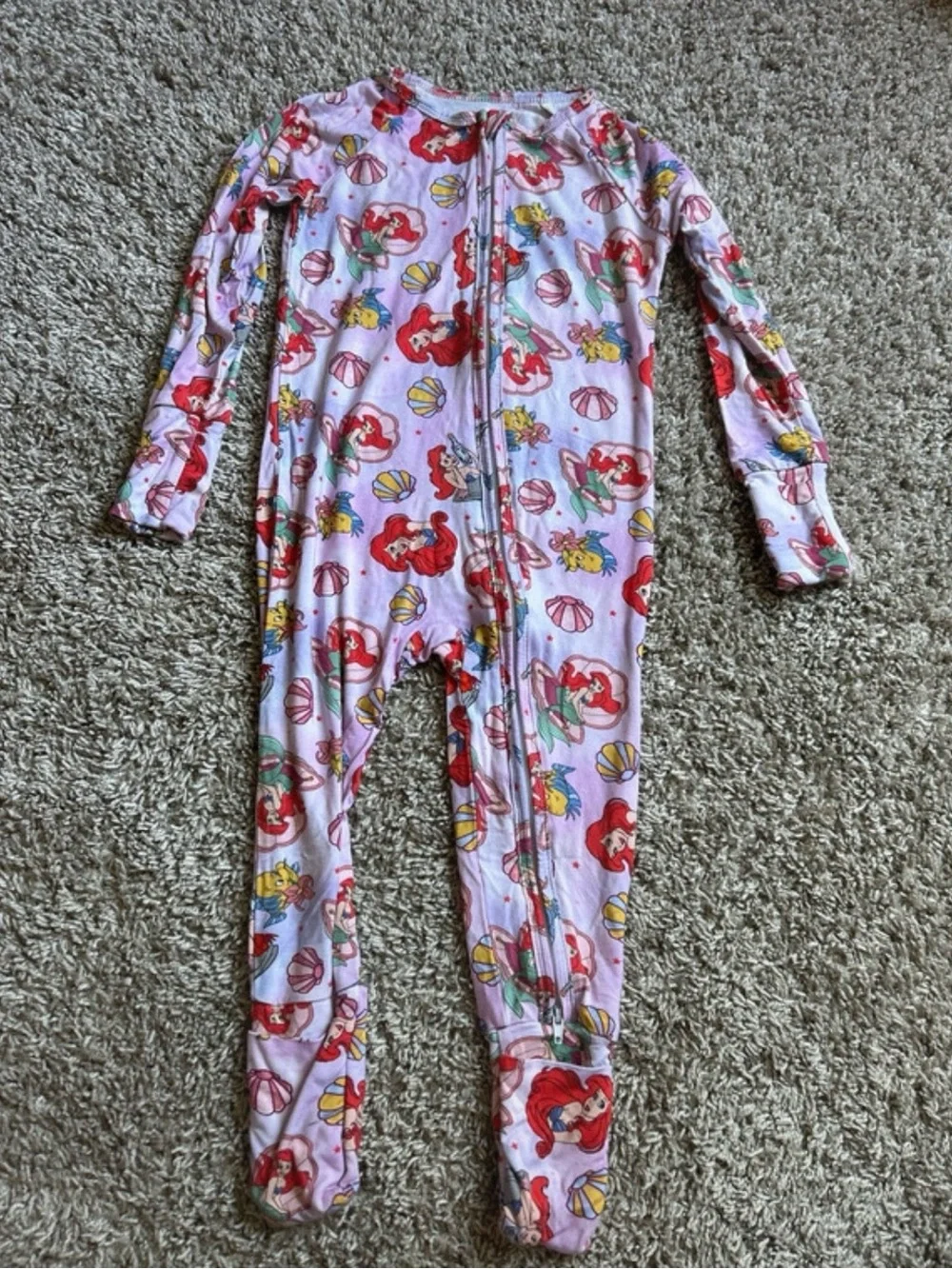Little Mermaid Bamboo Zippy.